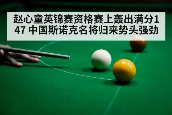 snooker player making 147 break